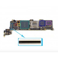 digitizer connector on logic board for iphone 5C 5S